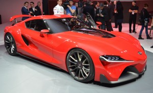 Red Toyota FT-1 Concept Car