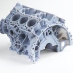 3D Printed Blue Engine